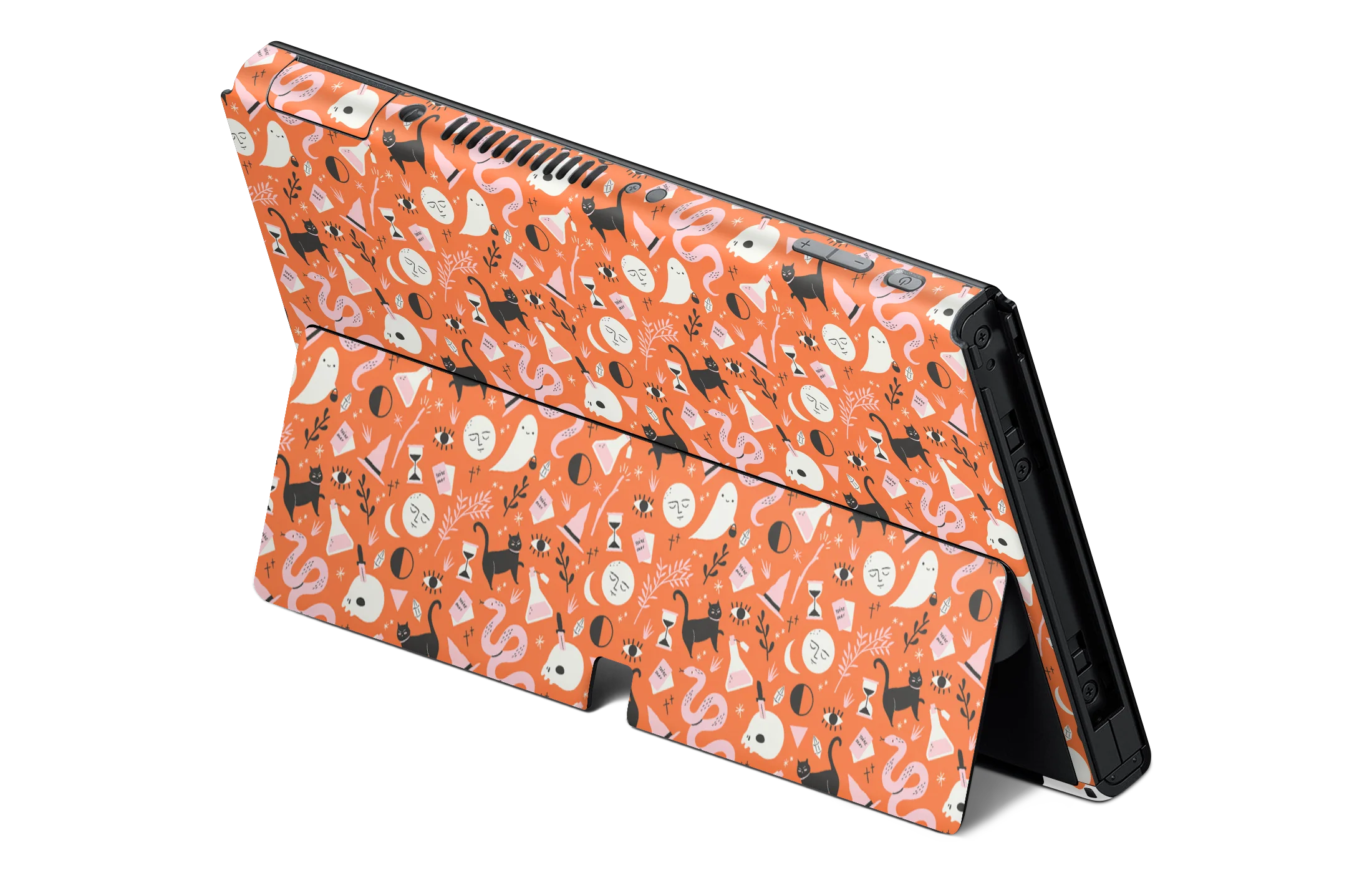 Nintendo Switch OLED Skin Halloween Pattern - Image 2