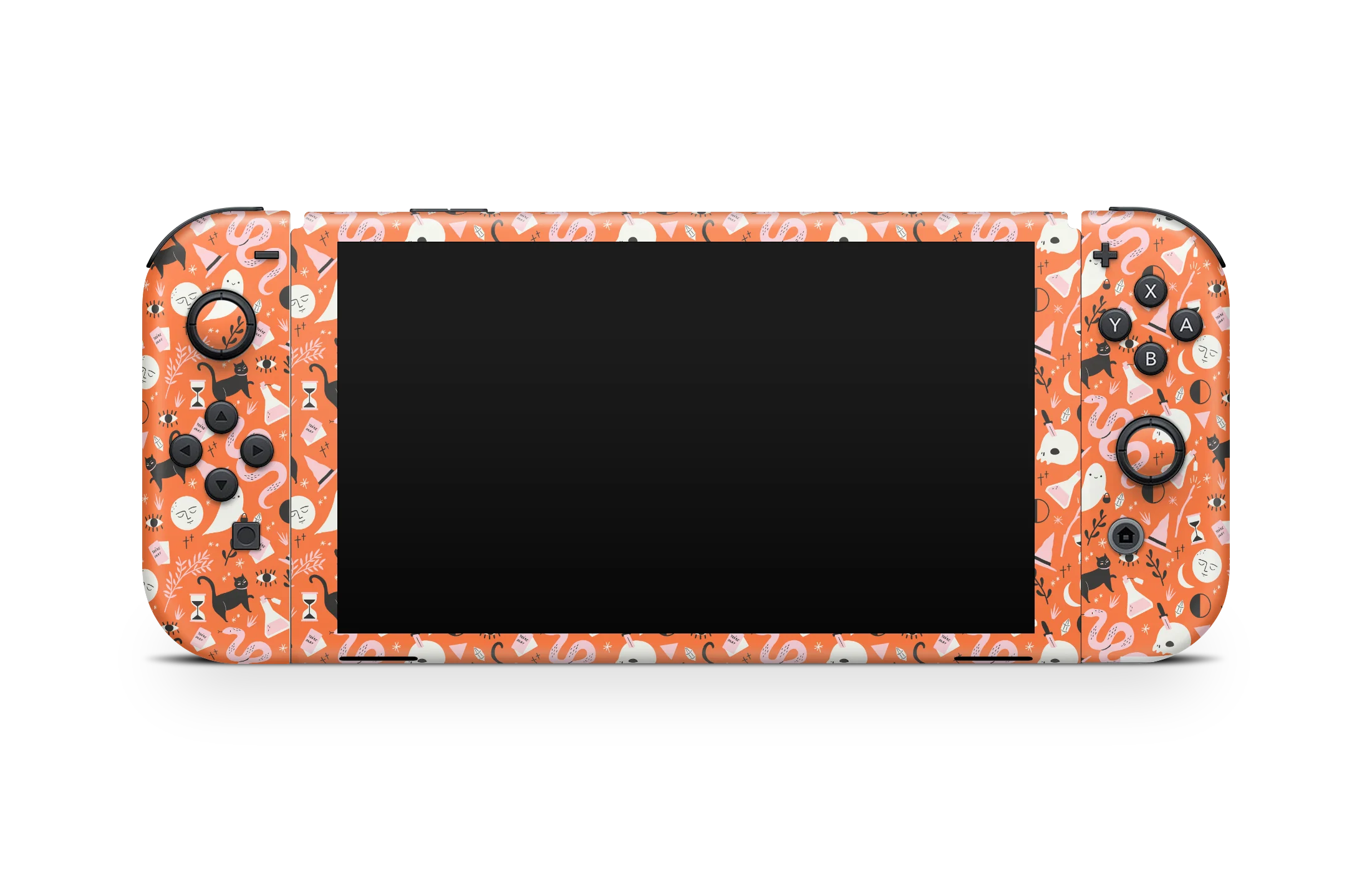Nintendo Switch OLED Skin Halloween Pattern - Image 3