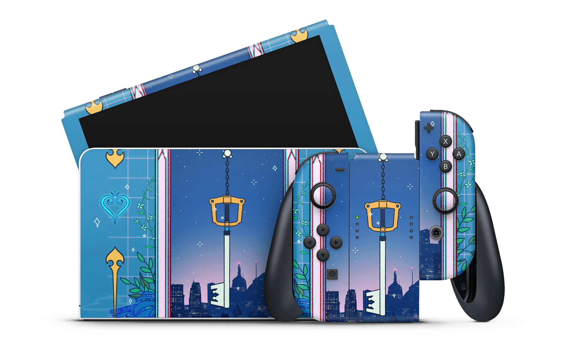 Nintendo Switch OLED Skin Kingdom LoFi