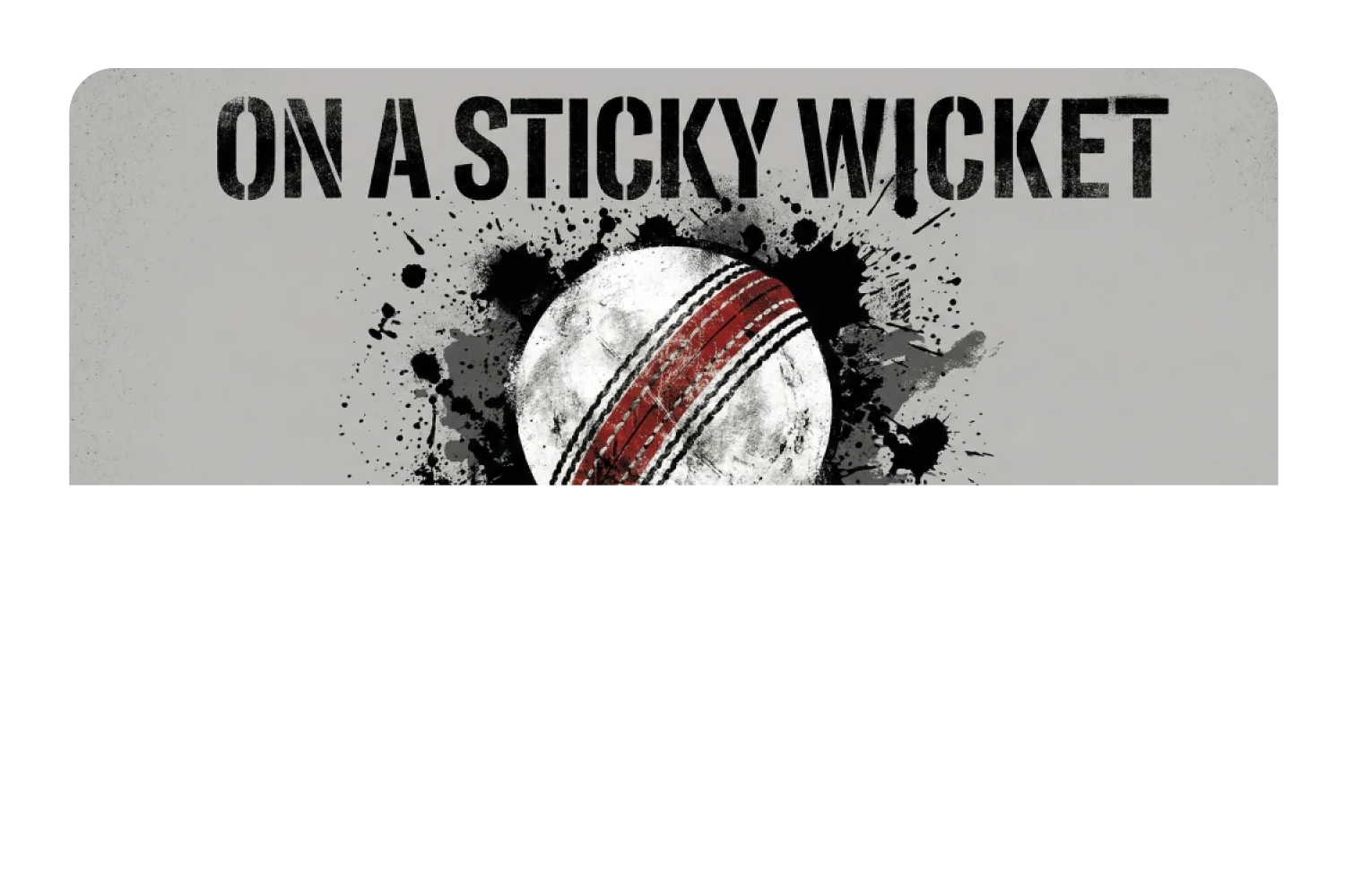On A Stickey Wicket - Image 9