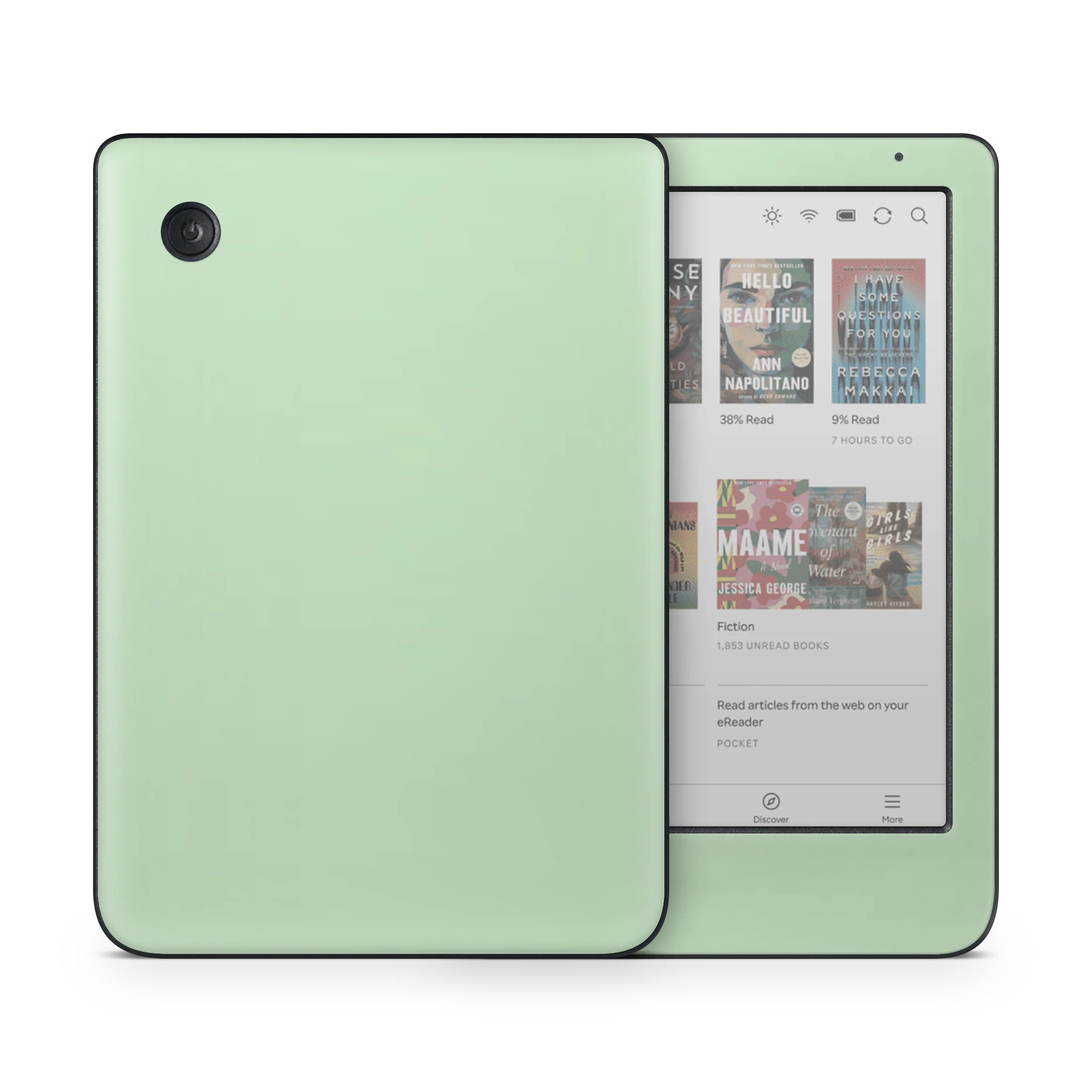 Pale Mint Kobo eReader Skin - Image 3
