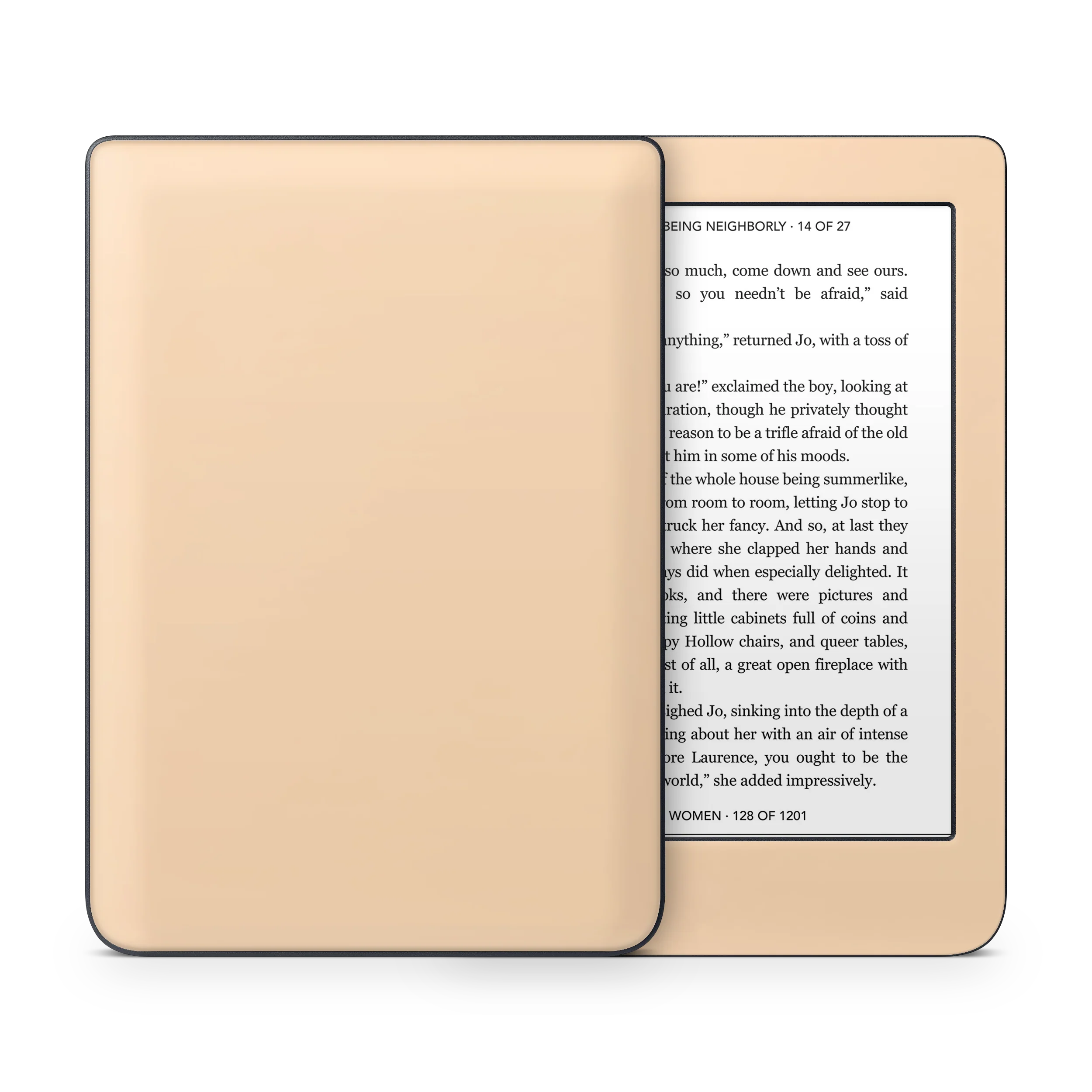 Pale Peach Kobo eReader Skin