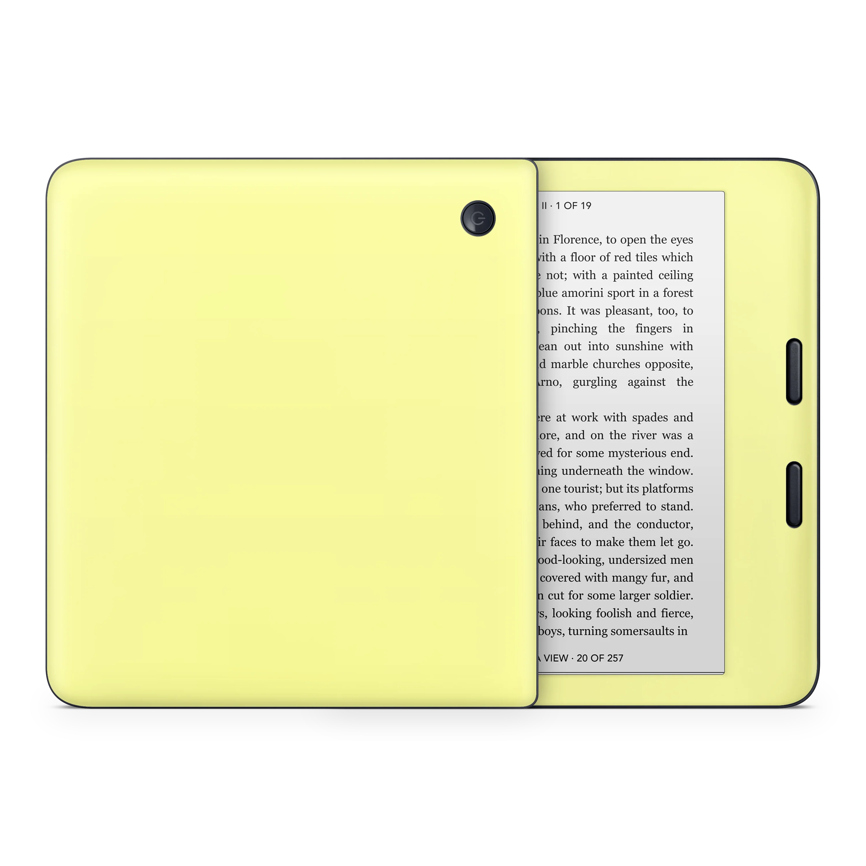 Pale Yellow Kobo eReader Skin - Image 2