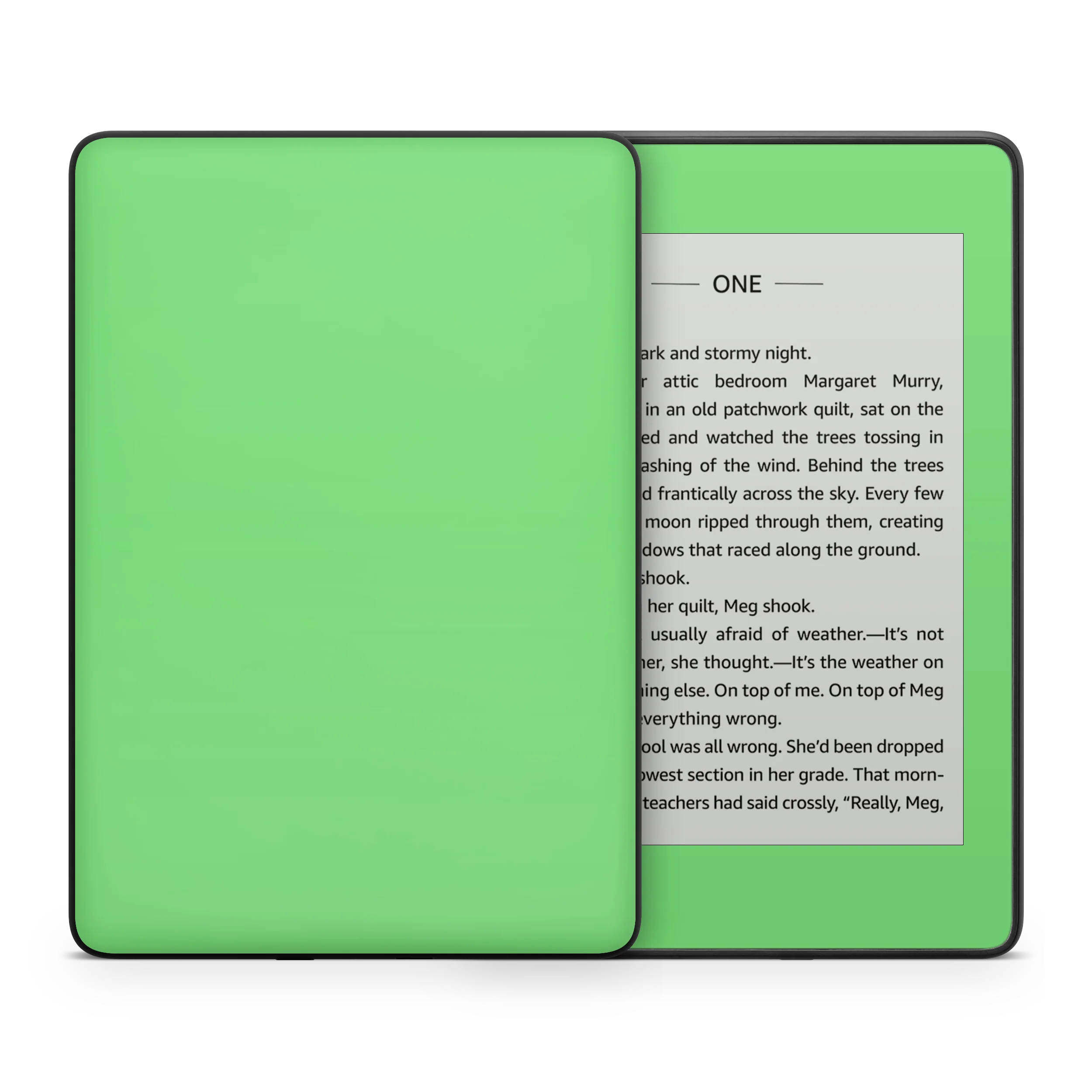 Pastel Green Kindle eReader Skin - Image 3