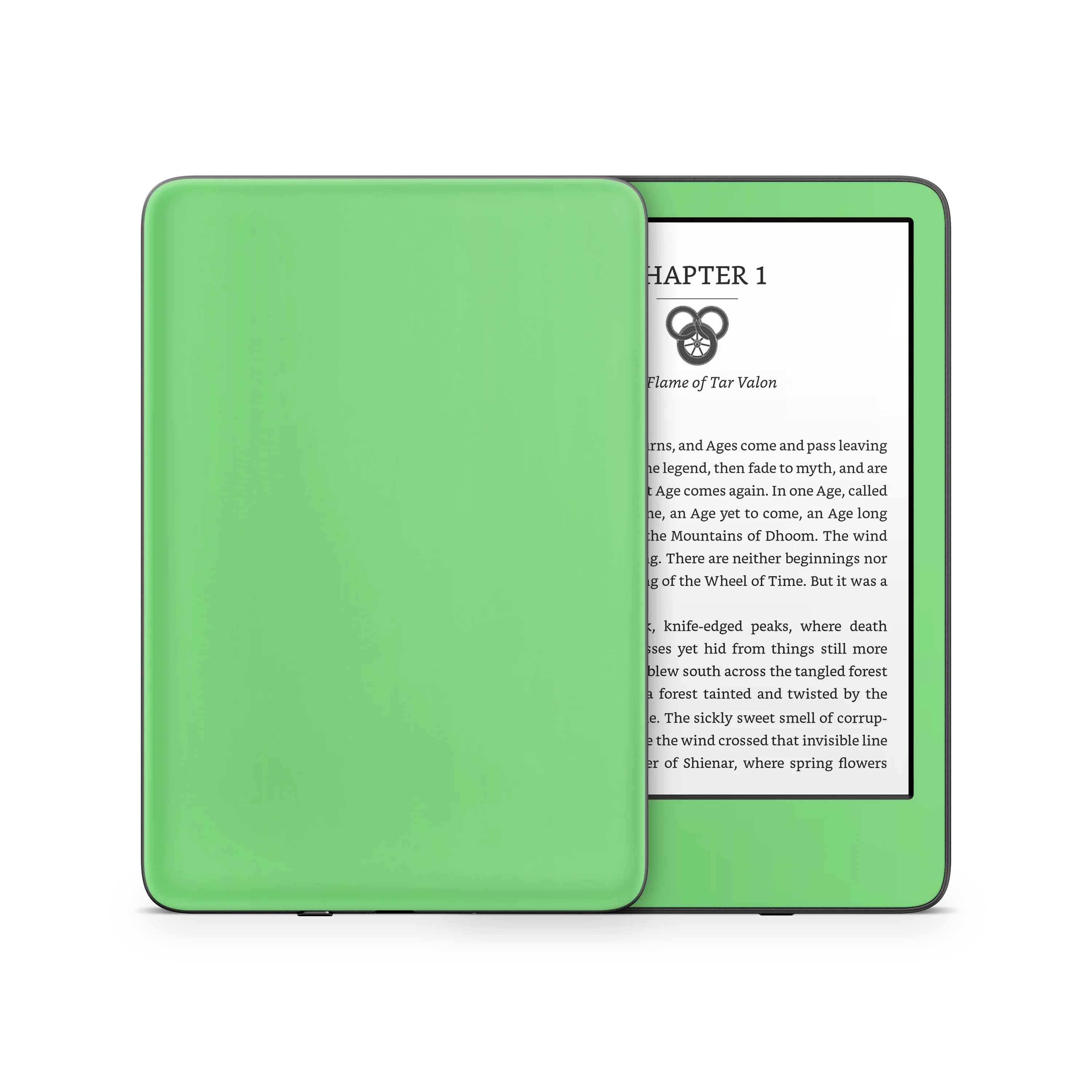 Pastel Green Kindle eReader Skin - Image 6