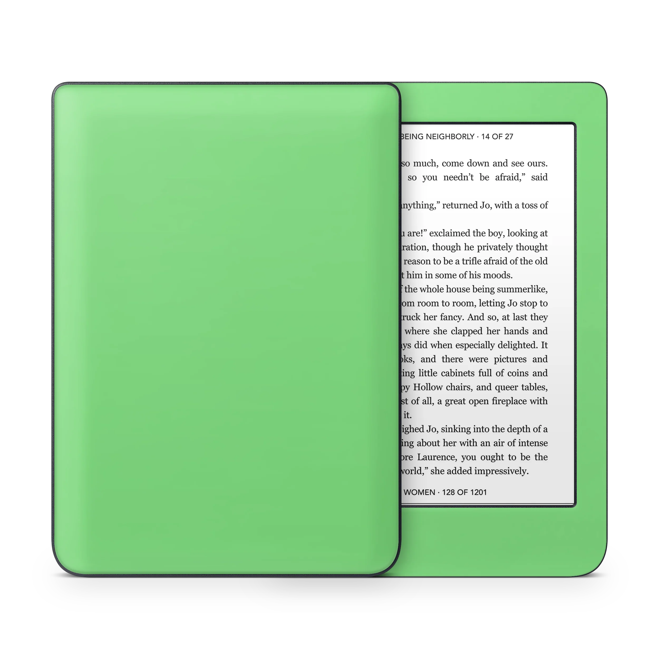 Pastel Green Kobo eReader Skin
