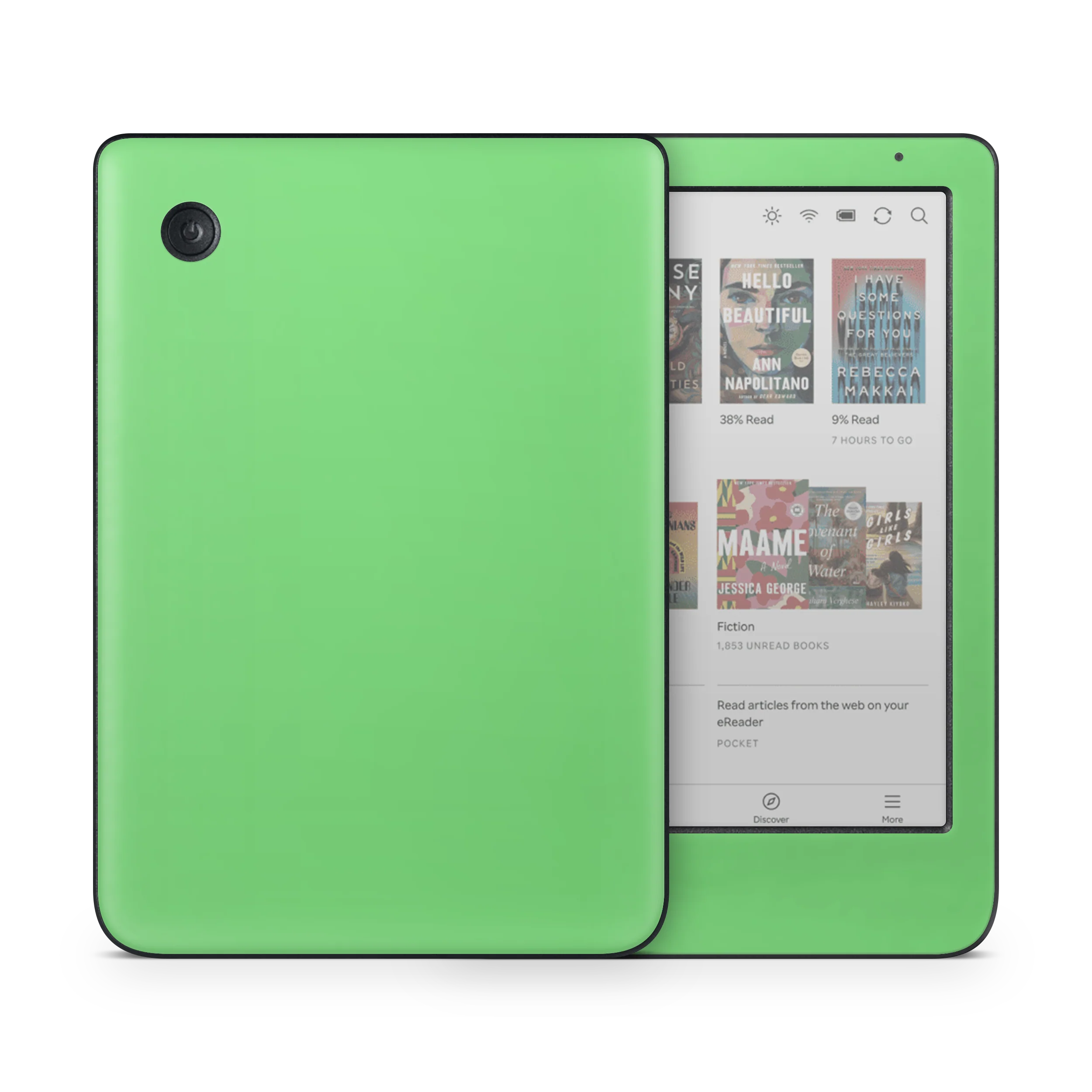 Pastel Green Kobo eReader Skin - Image 3