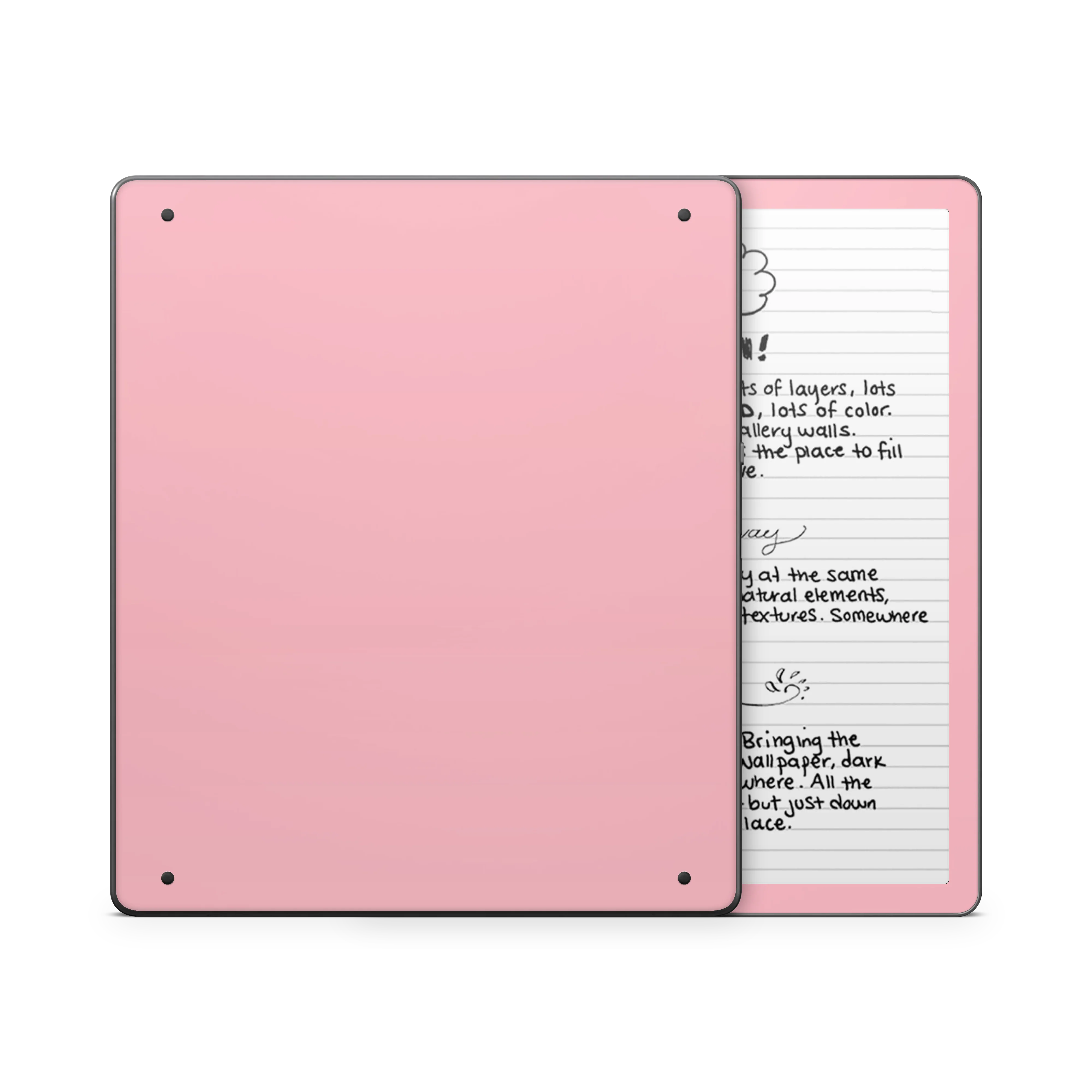 Pastel Pink Kindle eReader Skin