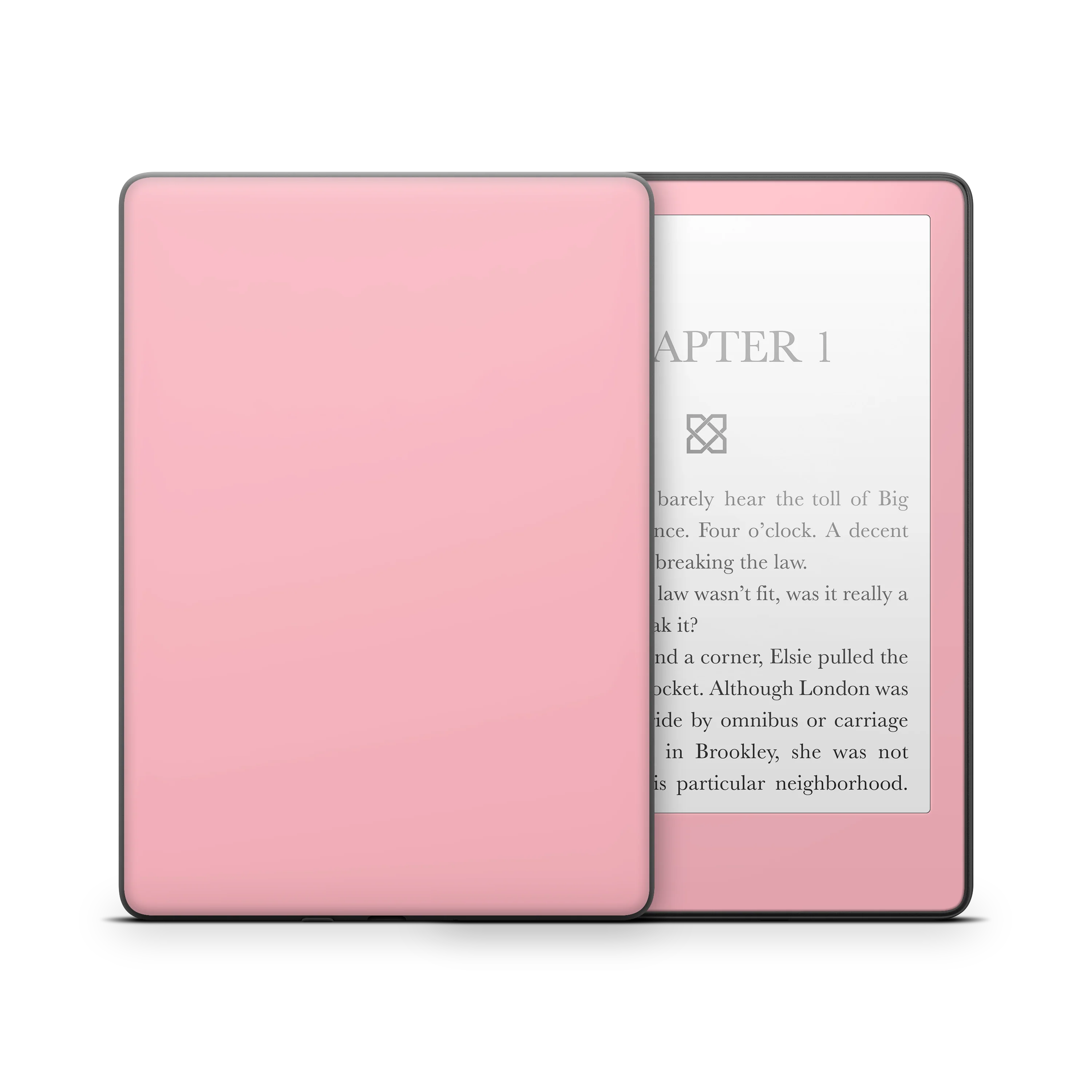 Pastel Pink Kindle eReader Skin - Image 2