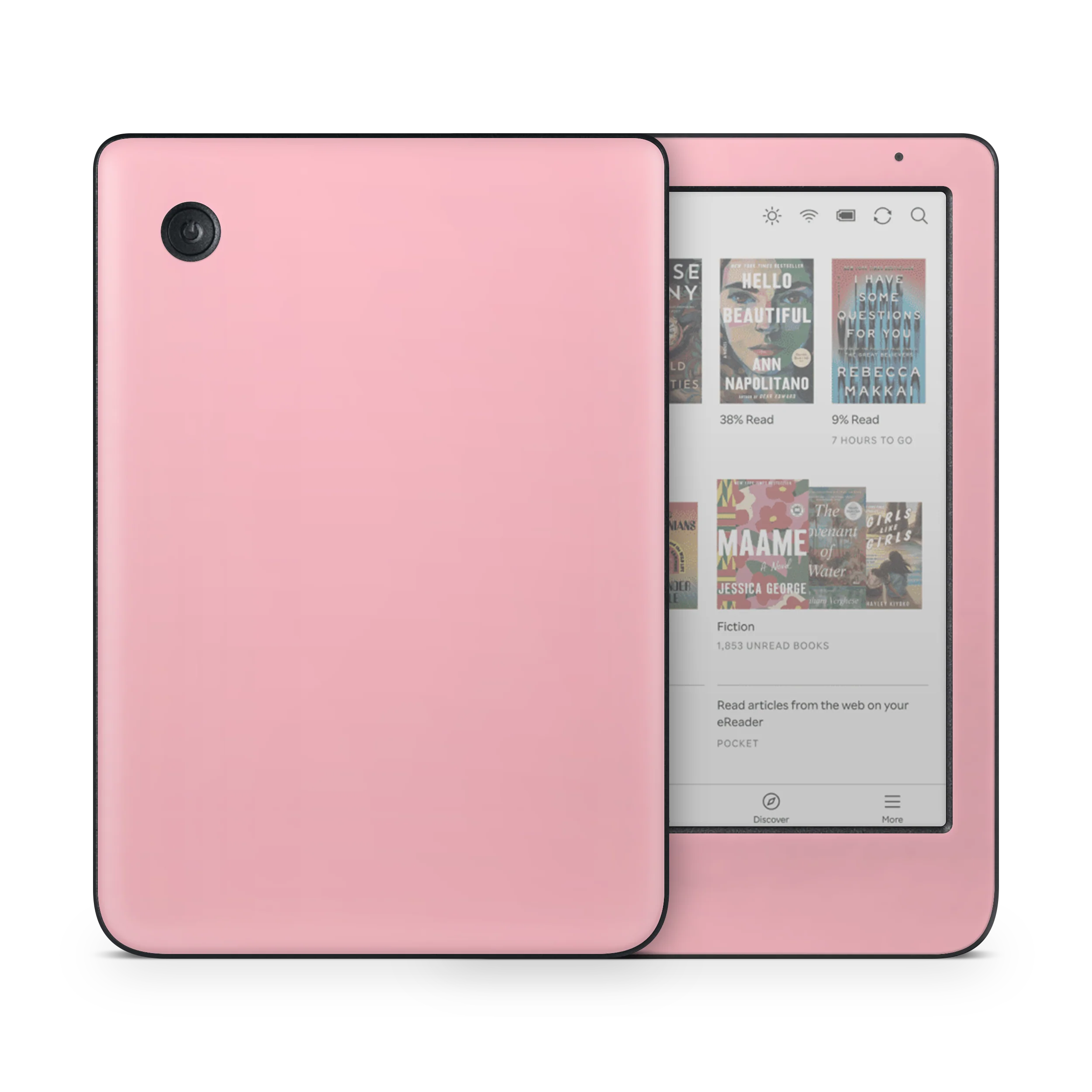 Pastel Pink Kobo eReader Skin - Image 2