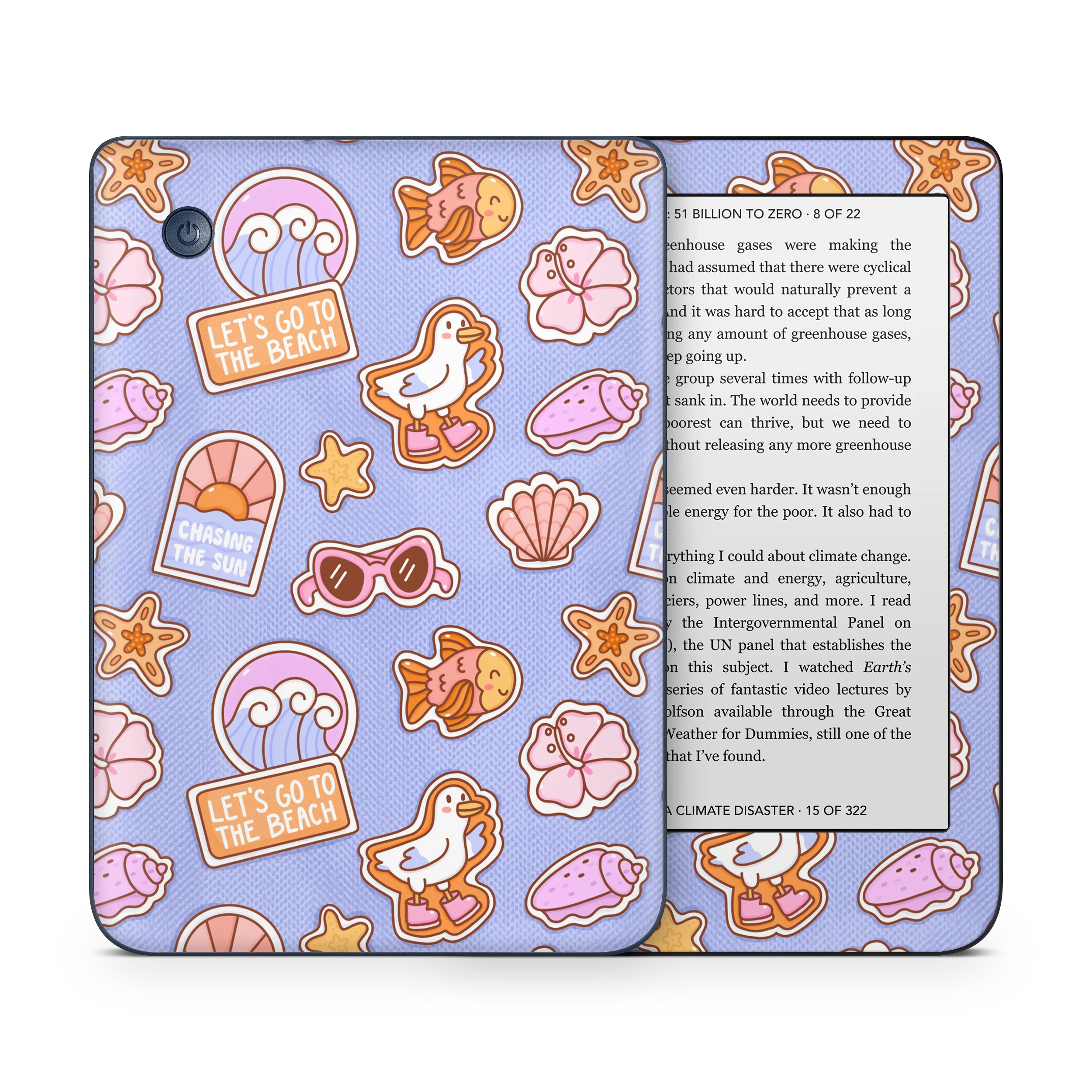 Patches Blue Kobo Skin