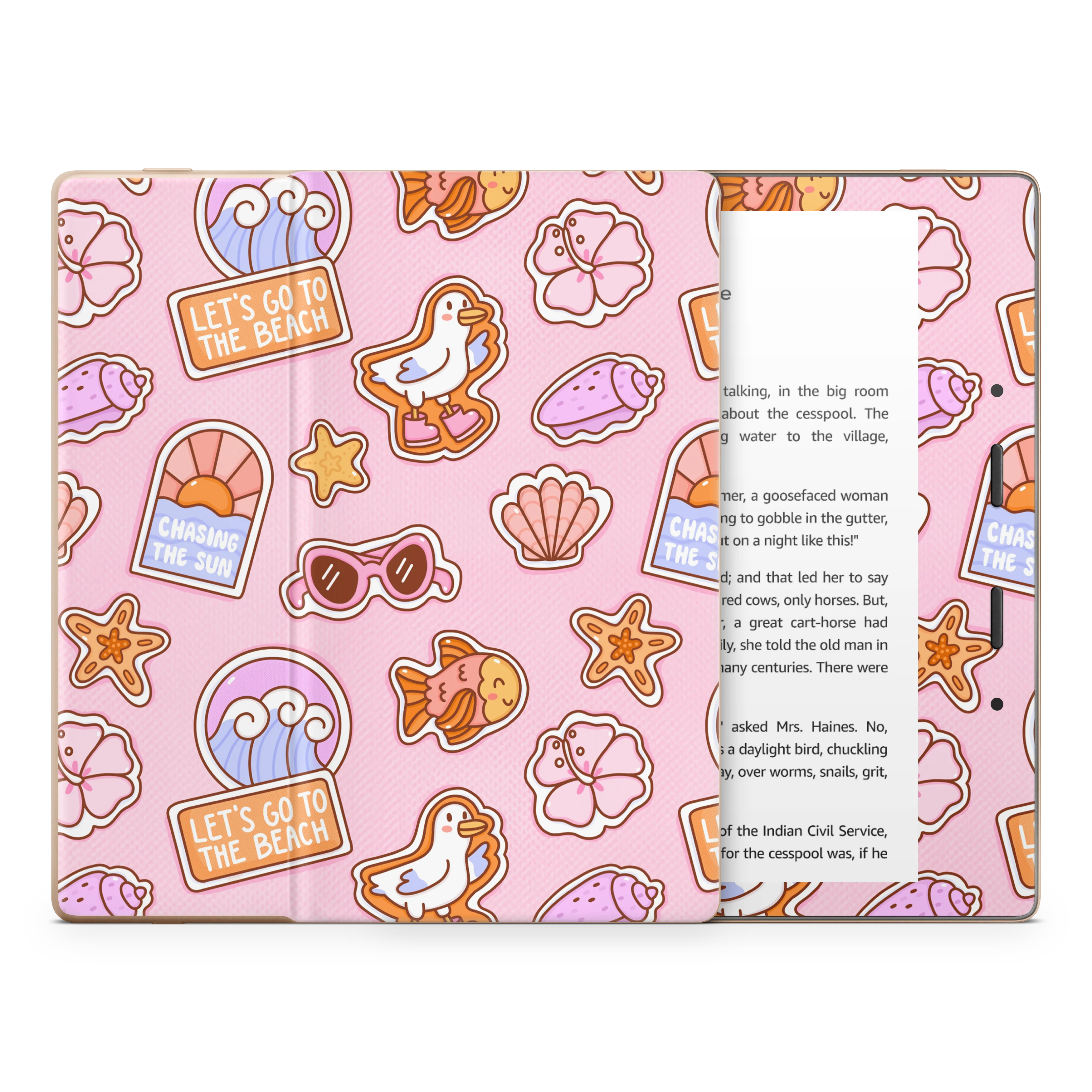 Patches Pink Kindle Skin - Image 3
