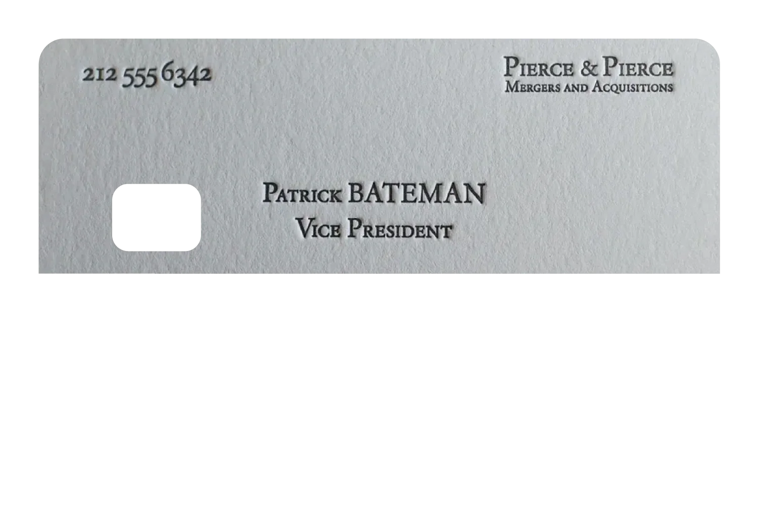 Patrick Bateman Card - Image 8