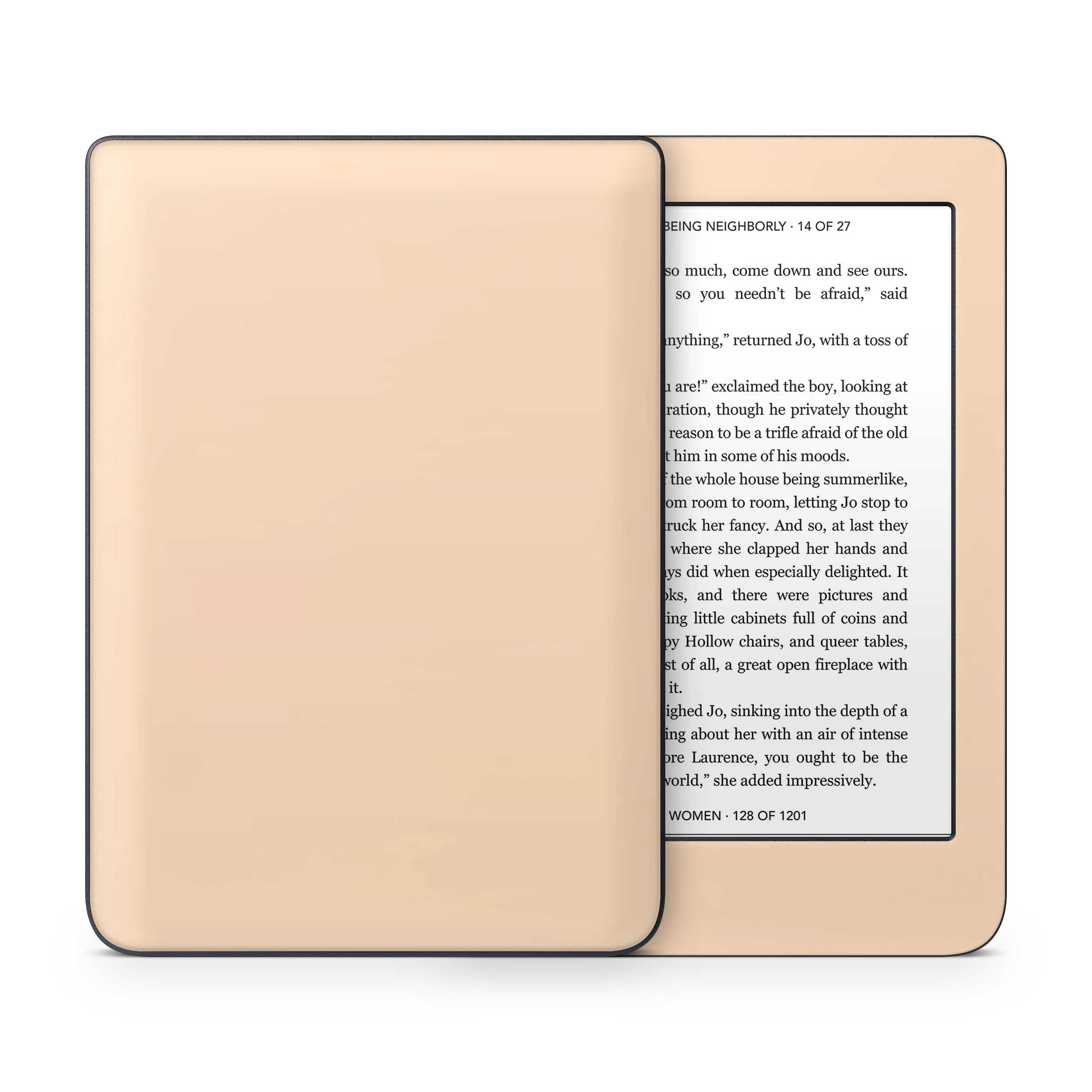 Peach Kobo eReader Skin