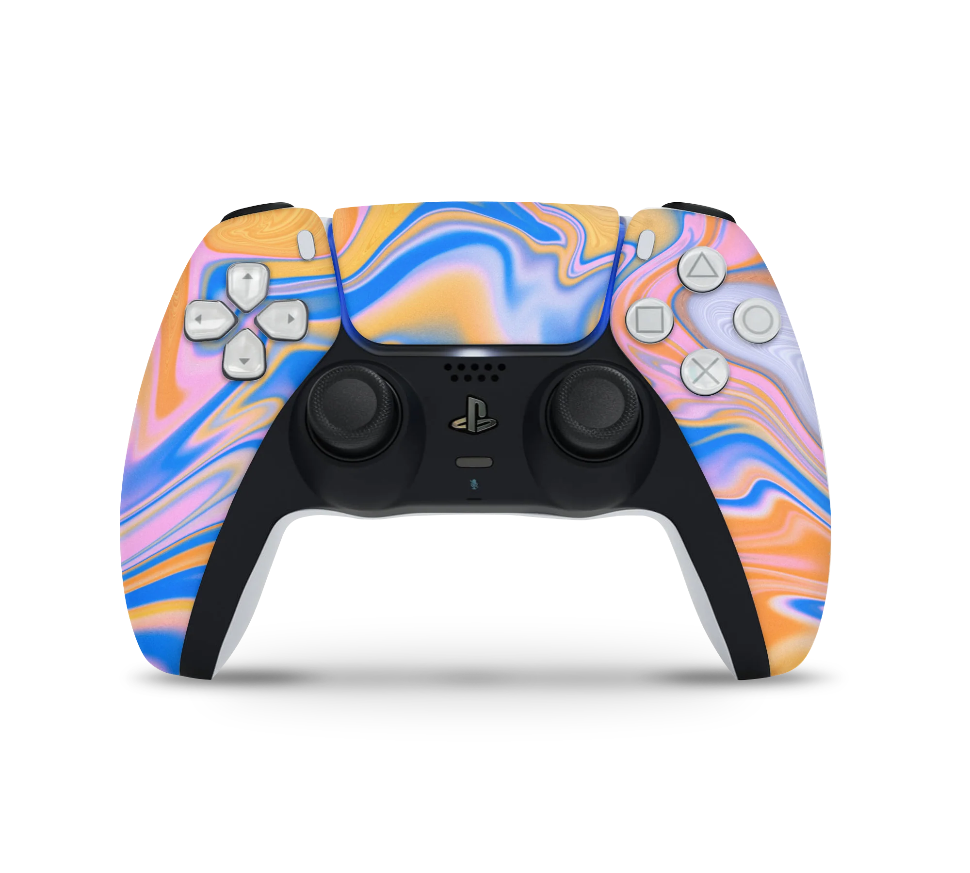 Playstation 5 Controller Skin Blue Liquid