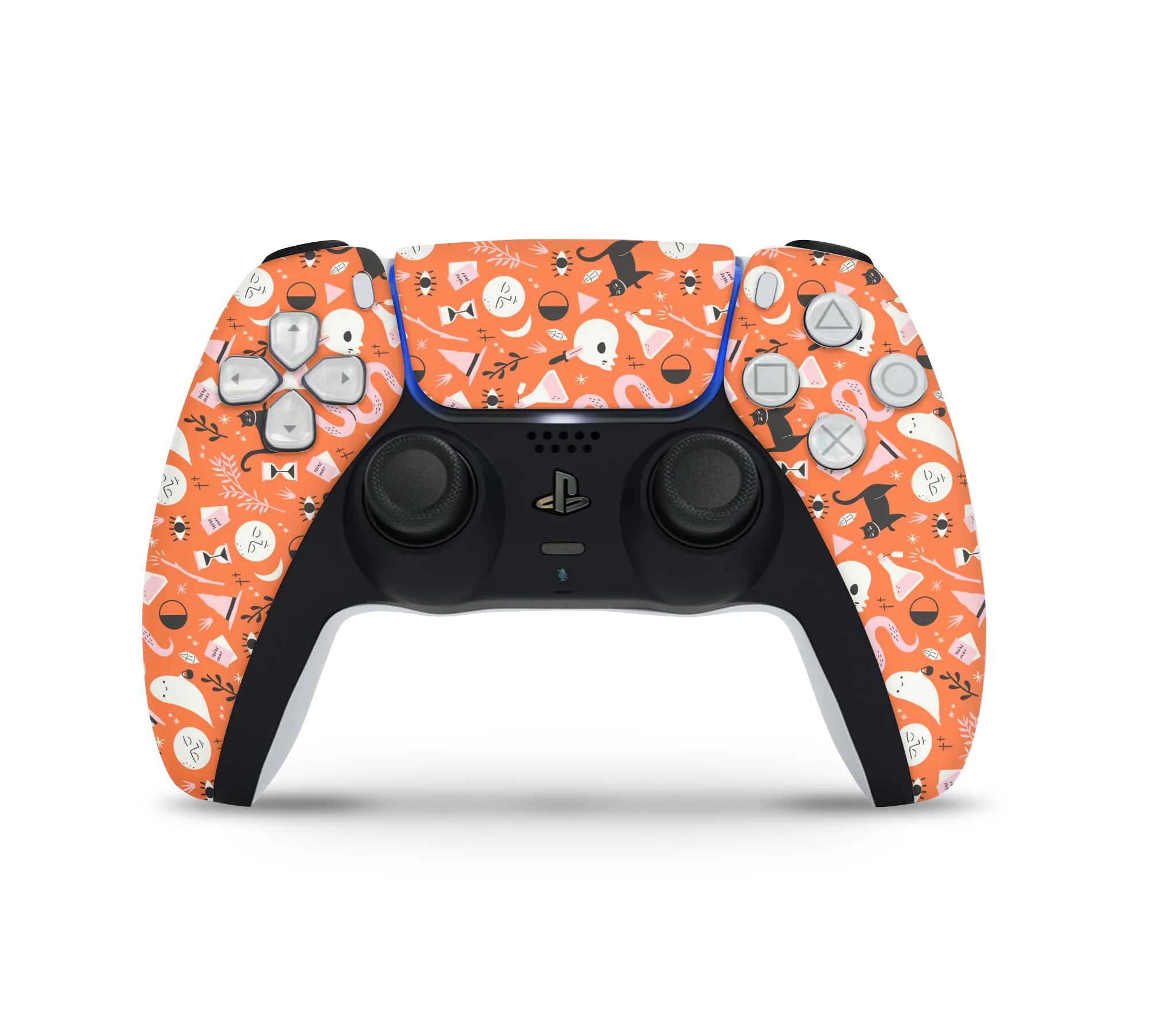 Playstation 5 Controller Skin Halloween Pattern