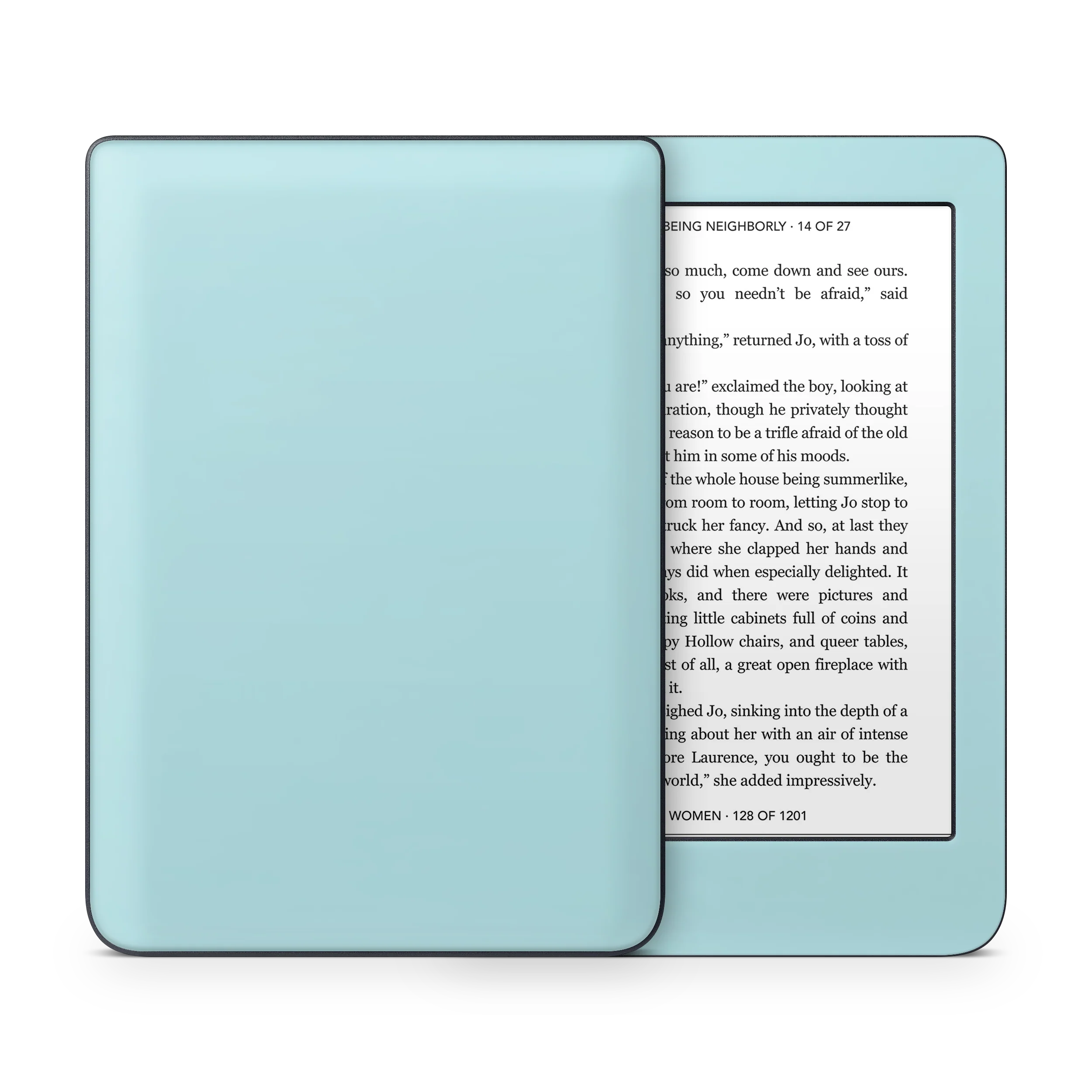 Powder Blue Kobo eReader Skin