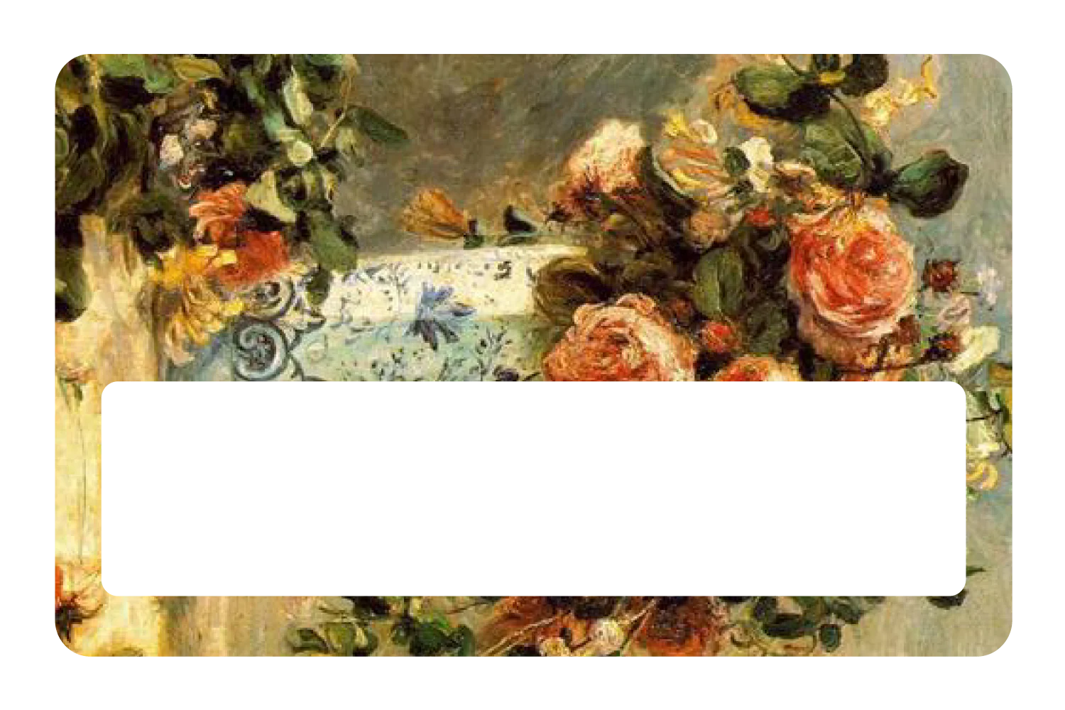 Roses and Jasmine in a Delft Vase - Image 6
