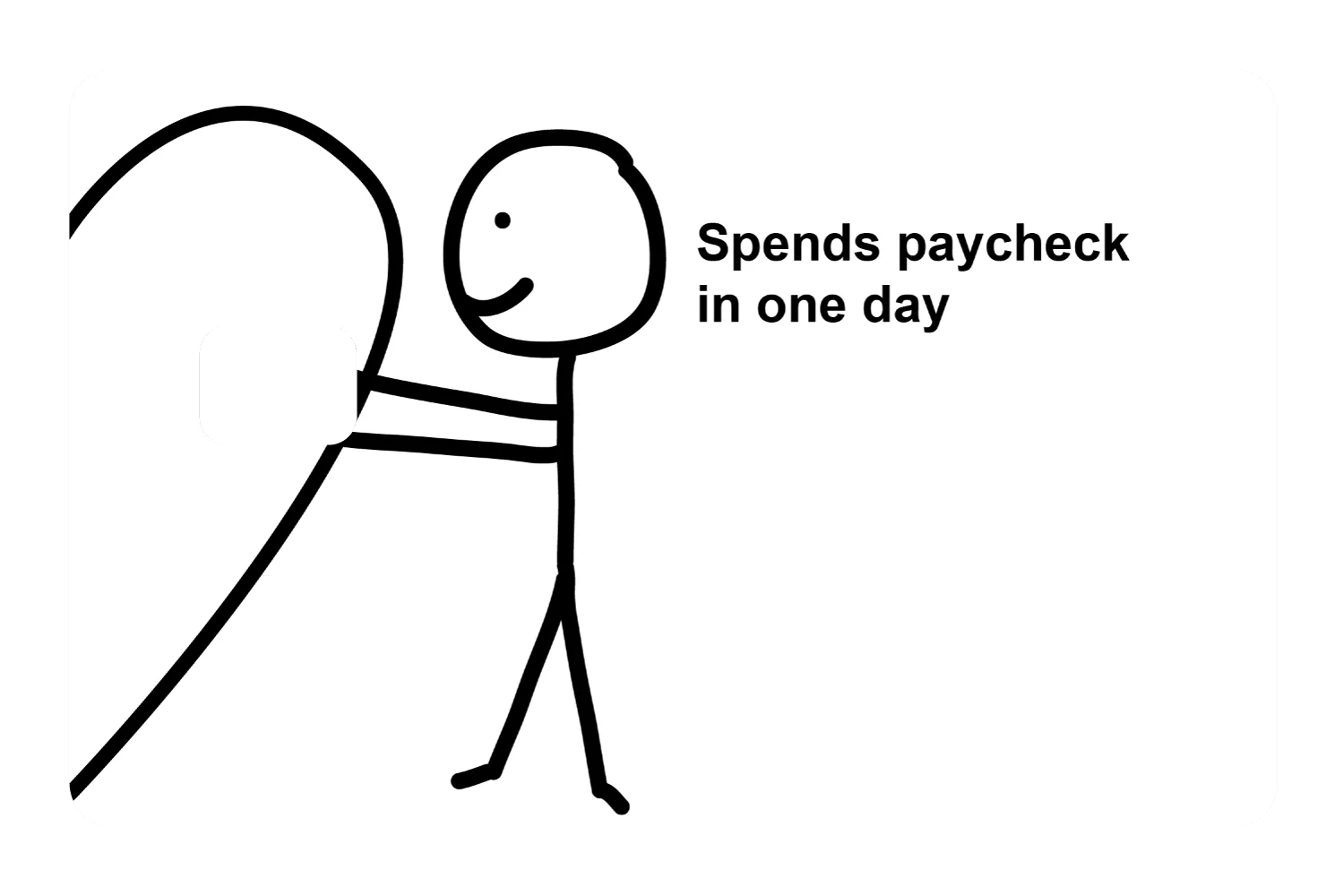 Spends paycheck in one day (Right) - Image 3