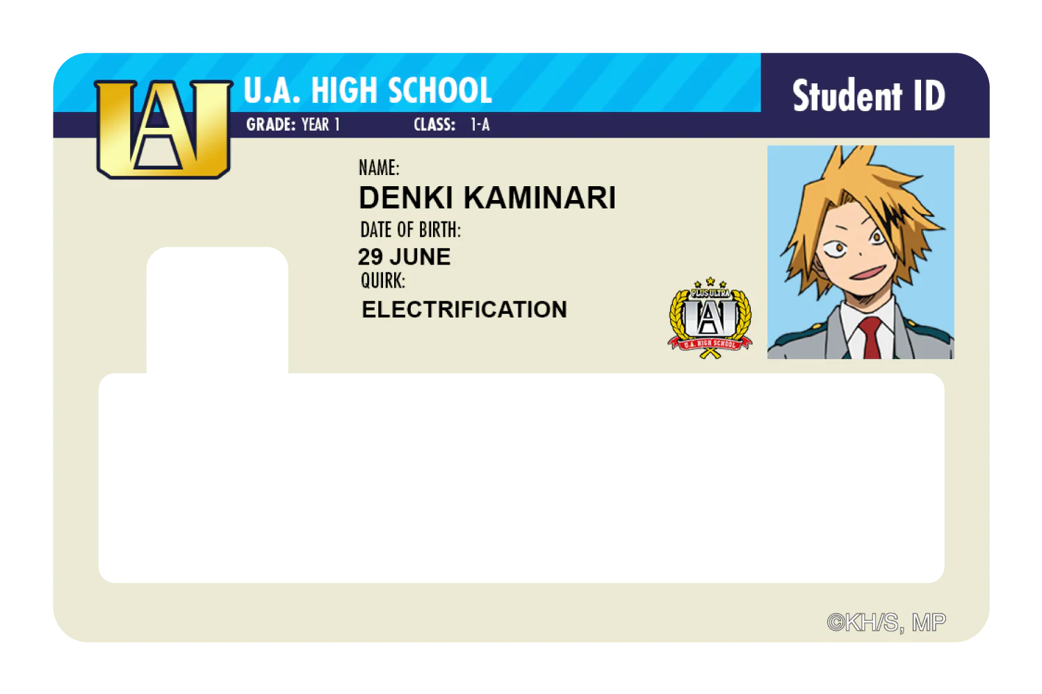 Student ID - Denki Kaminari - Image 4