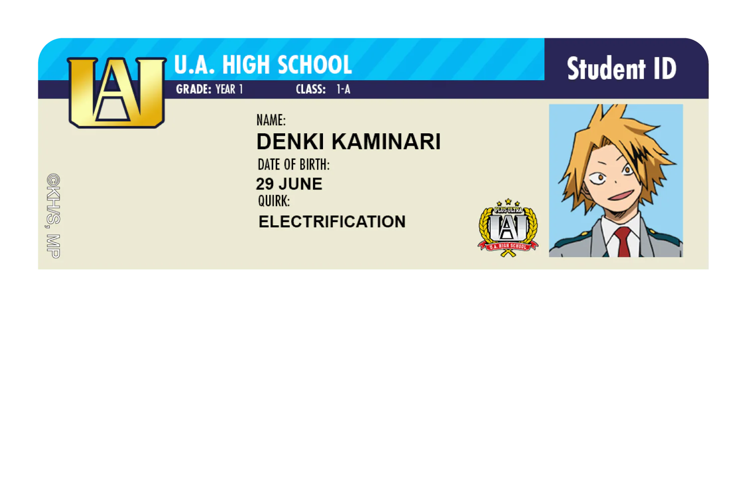 Student ID - Denki Kaminari - Image 9