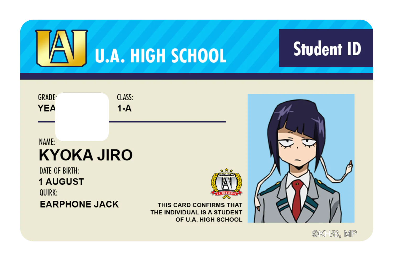 Student ID - Kyoka Jiro - Image 3