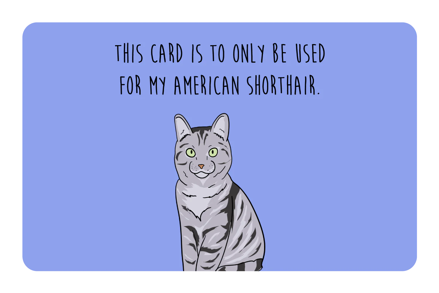 this card only for American Shorthair