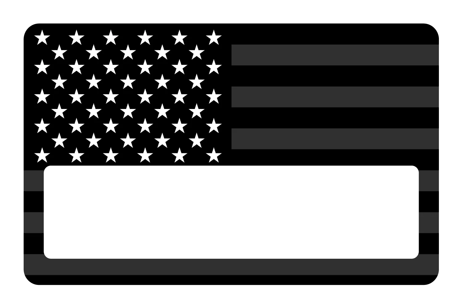 USA Flag Black - Image 6