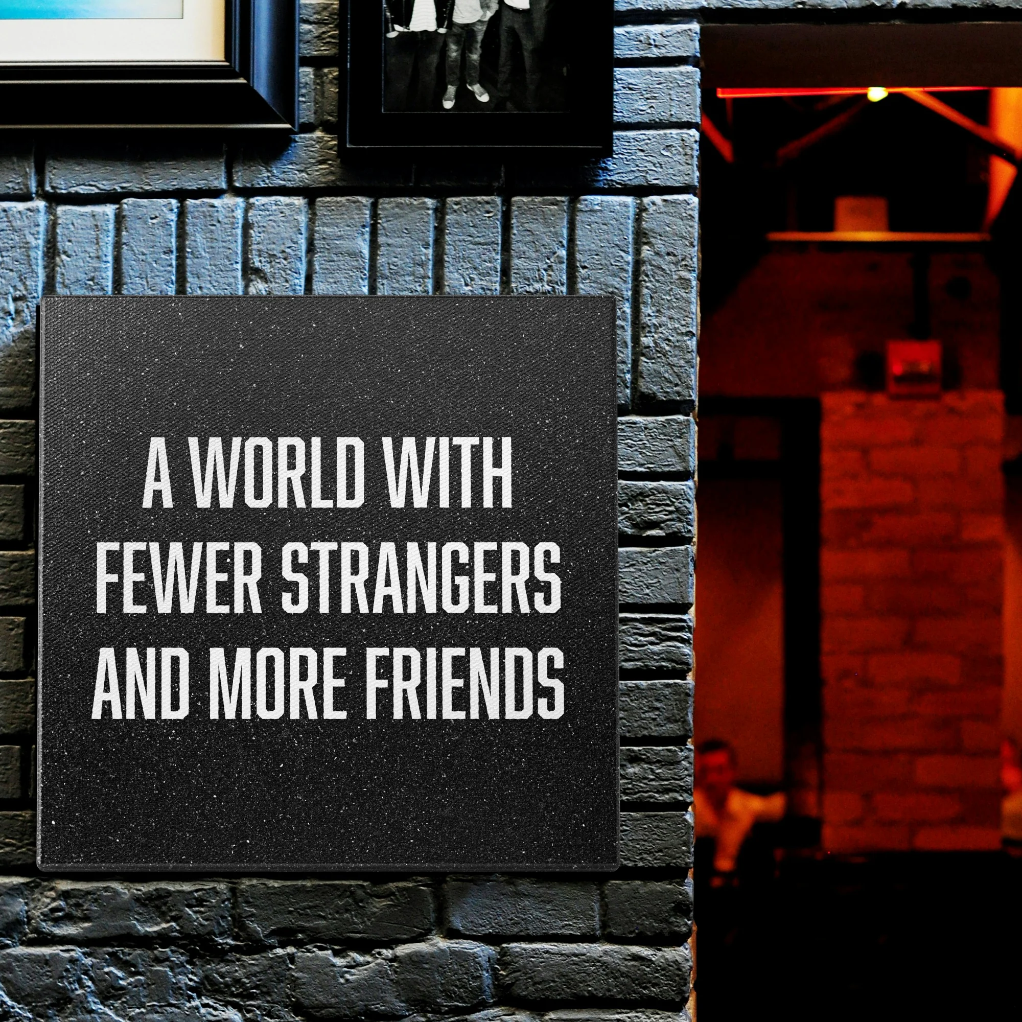 A World With Fewer Strangers Wall Art - Image 2