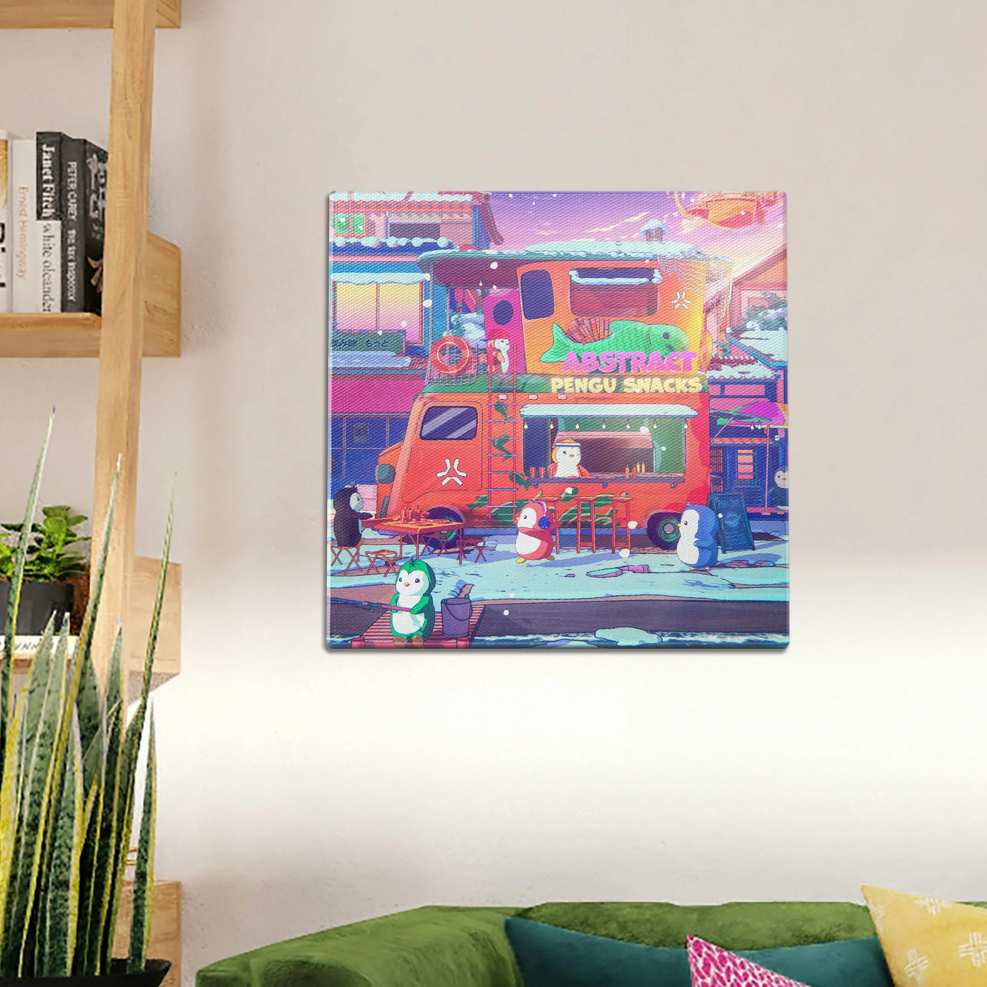 Abstract x Pengu Wall Art - Image 2