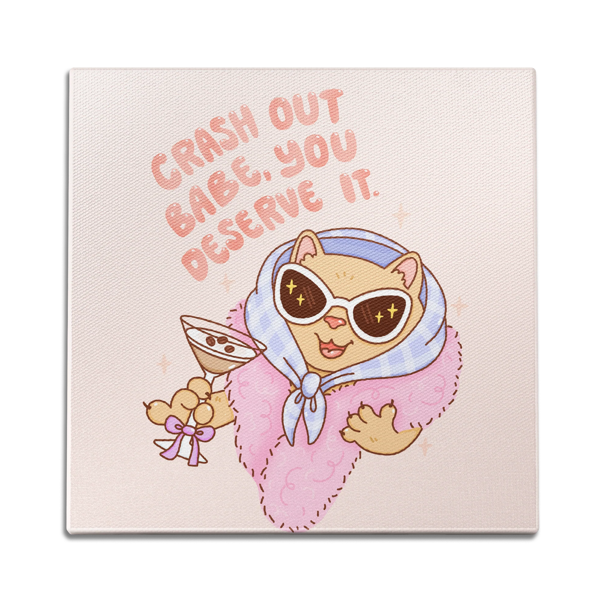 Crash Out Babe Wall Art