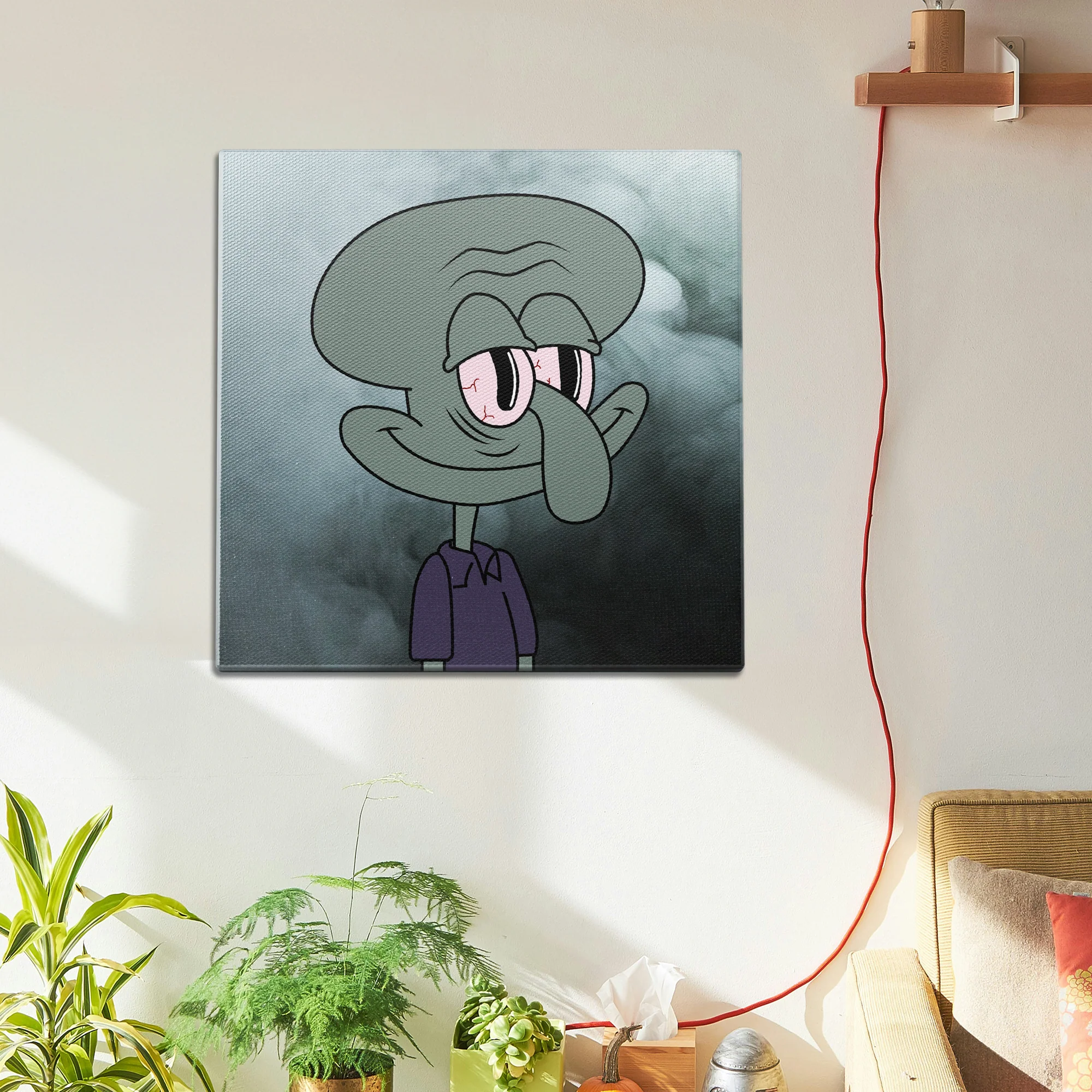 Ripped Squidward Wall Art - Image 2