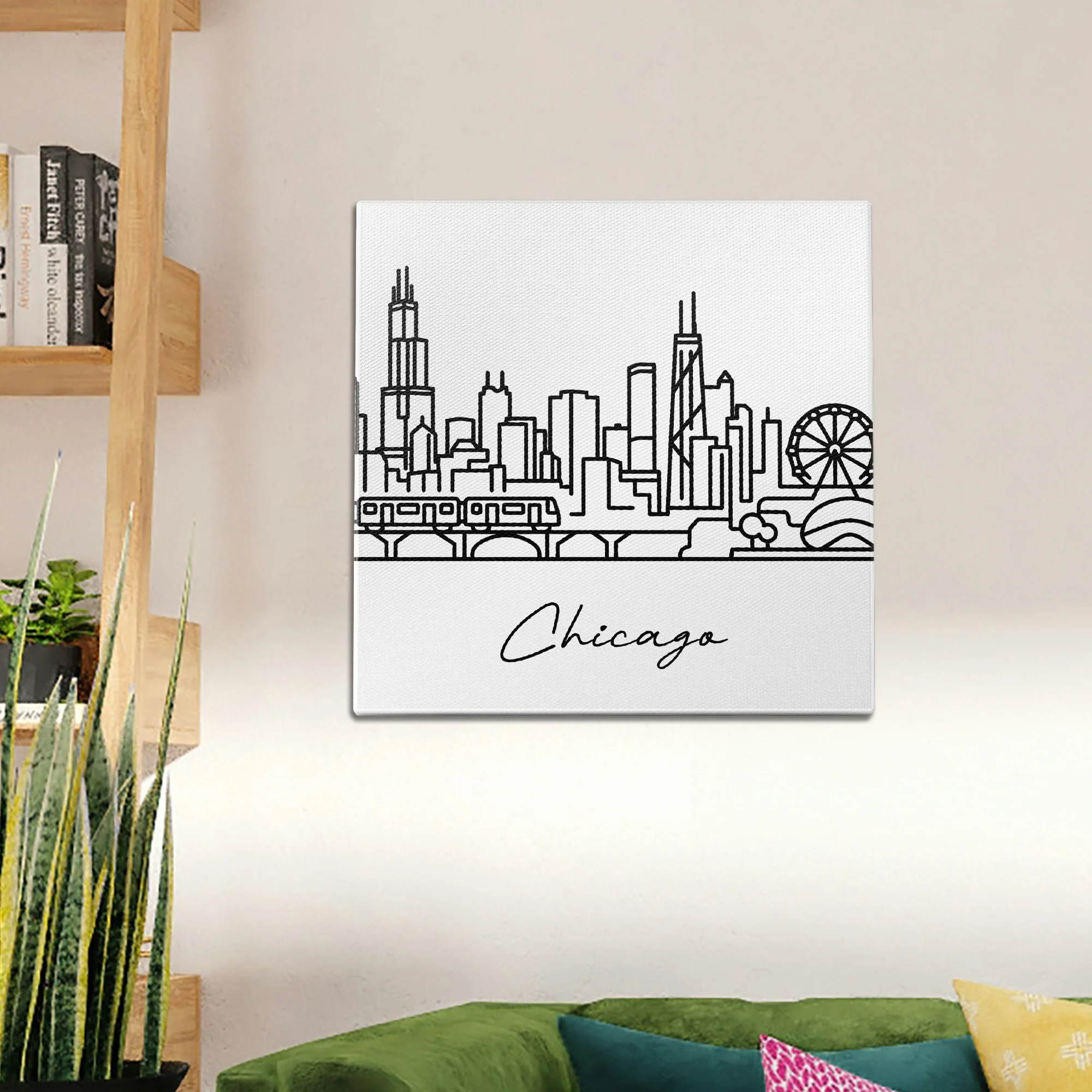 Skyline Chicago Wall Art - Image 2