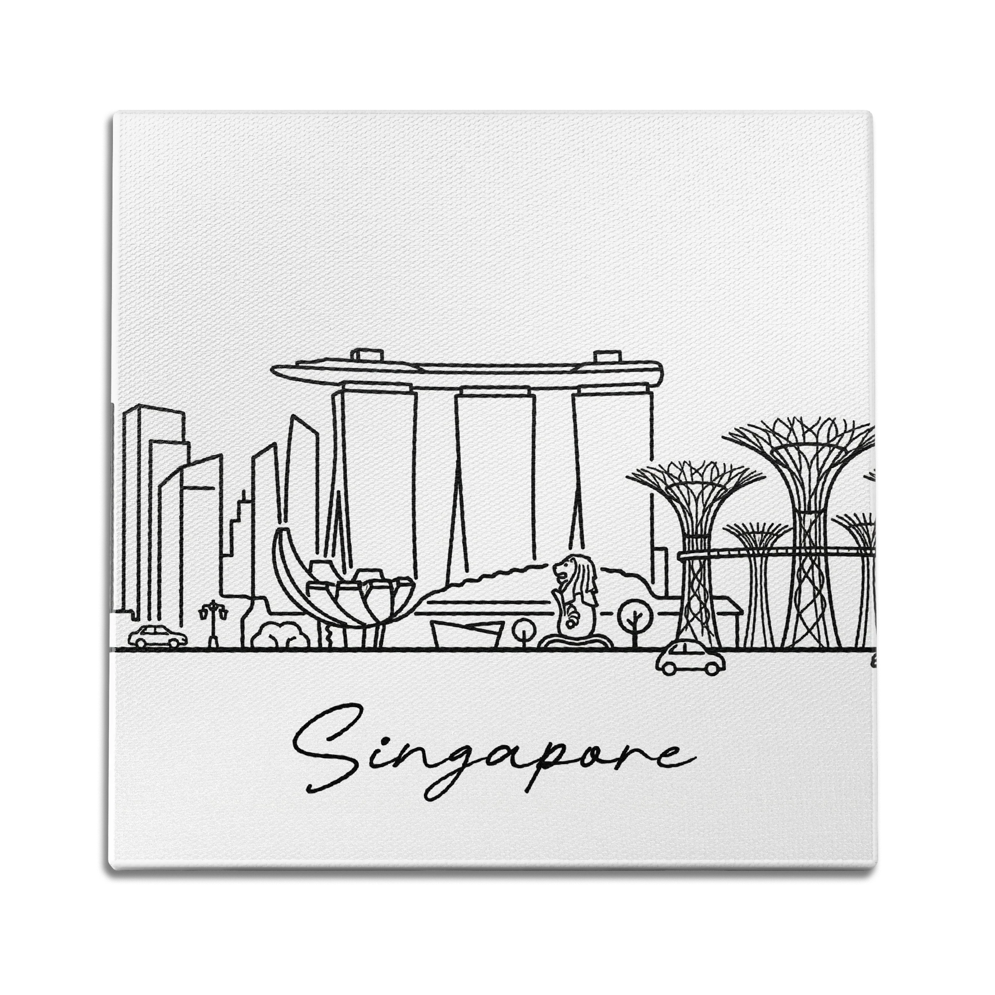 Skyline Singapore Wall Art