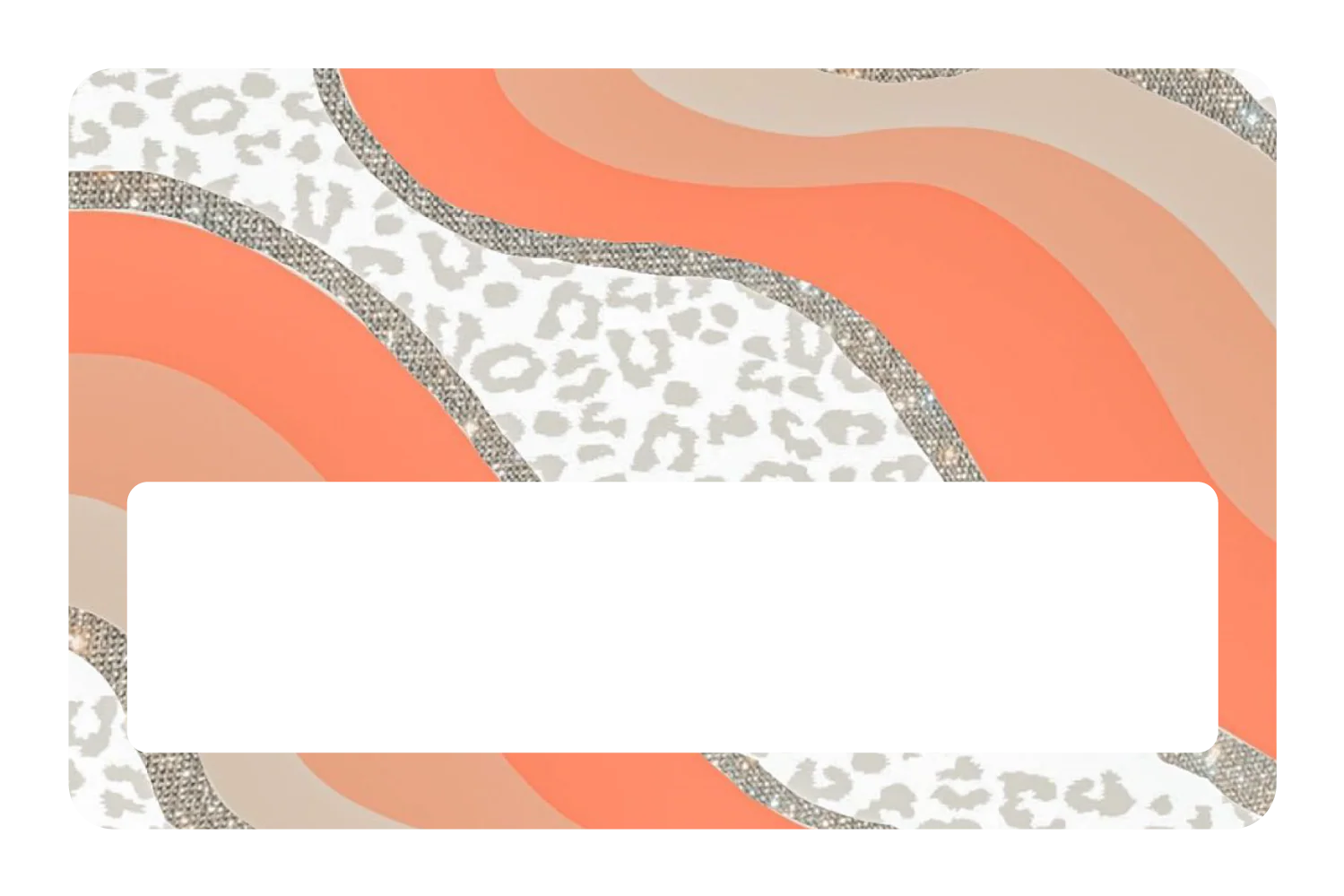 White Cheetah Glitter - Image 6
