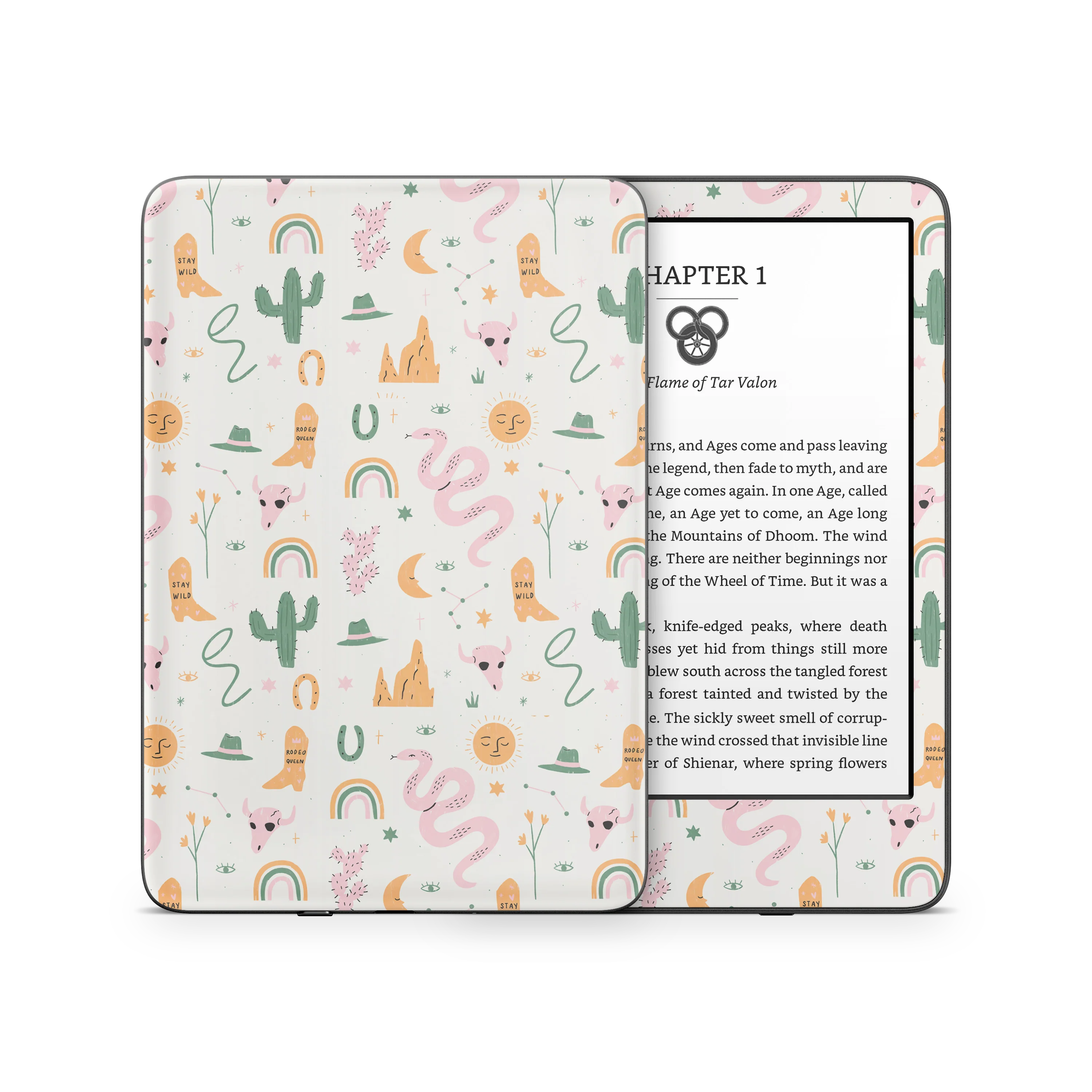 Wildwest Pattern Kindle Skin
