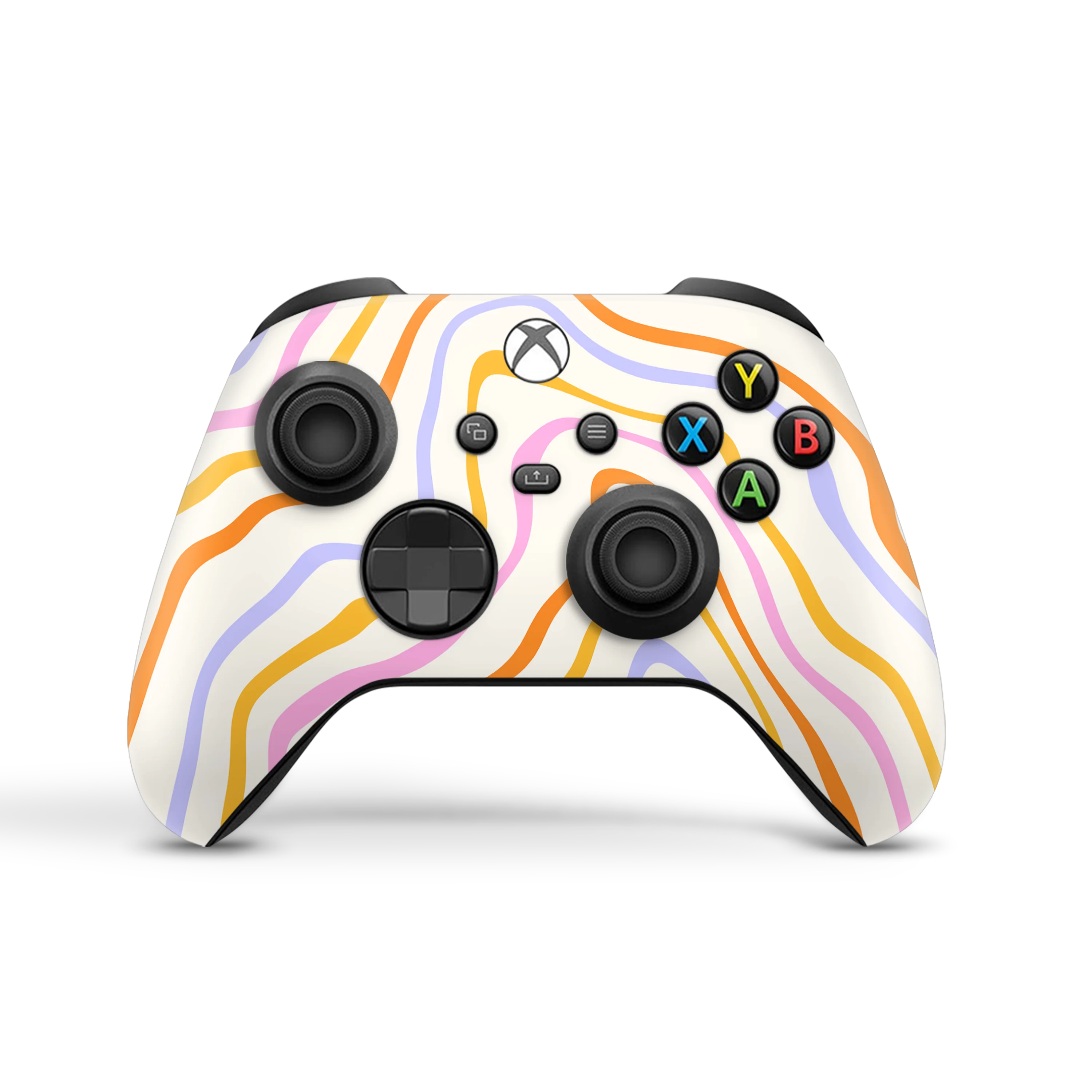 XBox Series XS Controller Skin Abstract Rainbow